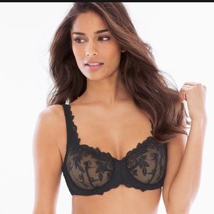 Sensuous Lace Mocha Soma Bra 36 DD